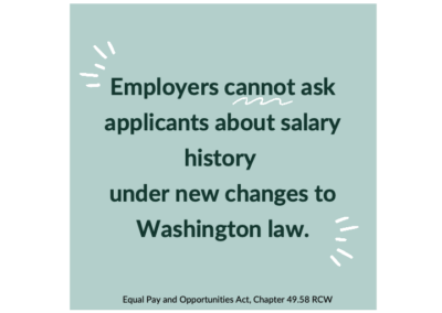 New law prohibits asking about a job applicant’s salary history