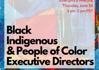 Black, Indigenous, People of Color Executive Directors Emergency Meeting