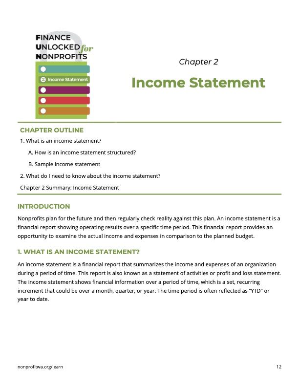Chapter 2 Income Statement Thumbnail