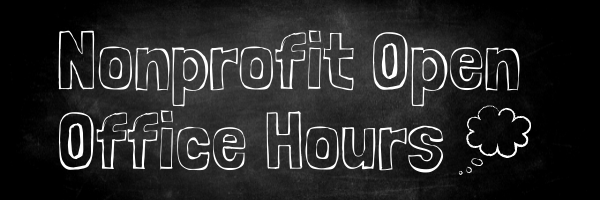 Nonprofit Office Hours banner