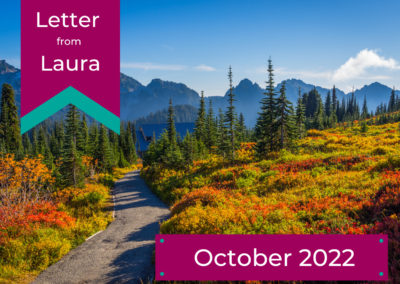 Letter from Laura – October 2022