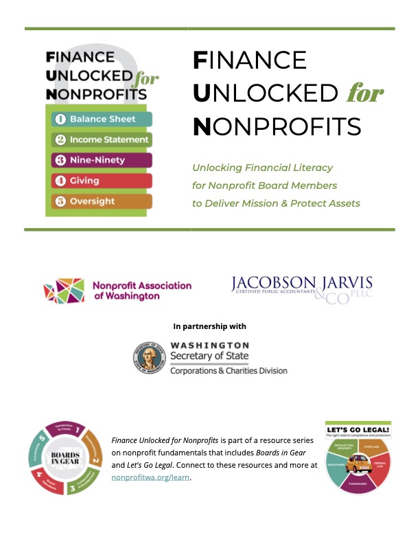 Finance Unlocked for Nonprofits - Unlocking Financial Literacy for Nonprofit Board Members to Deliver Mission & Protect Assets