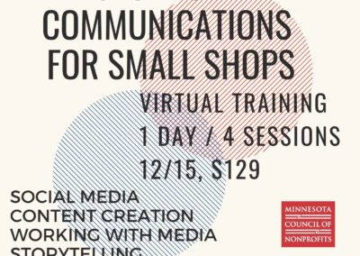 ONLINE: Communications for Small Shops Spotlight
