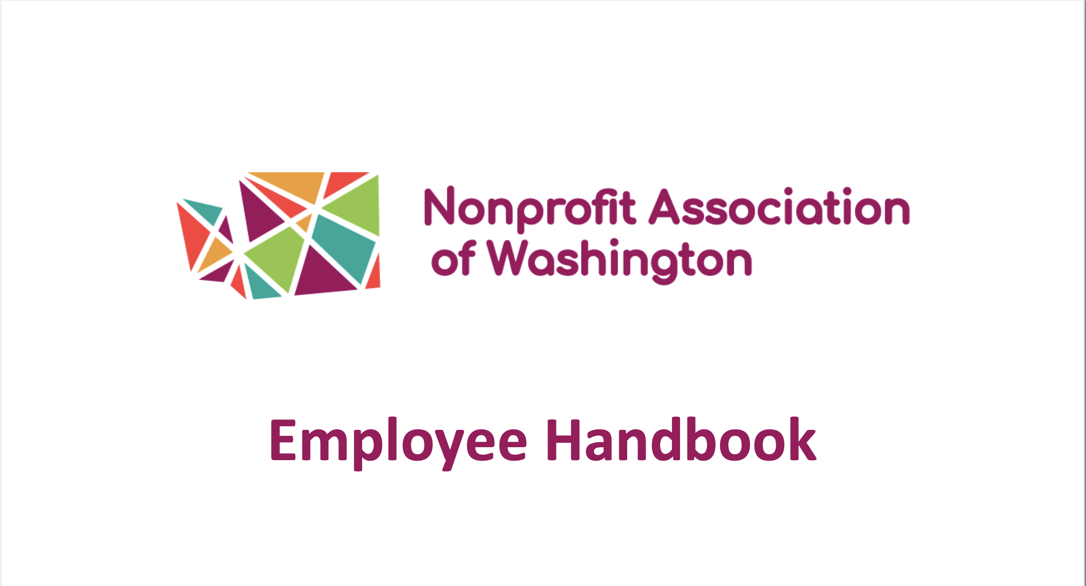 NAWA Employee Handbook