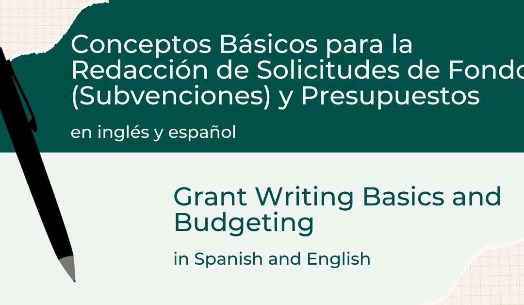 SEATTLE: Bilingual Grant Writing Basics and Budgeting