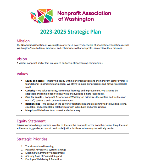 2023-2025 Strategic Plan