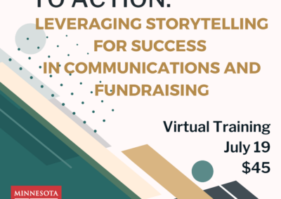 ONLINE: From Narrative to Action: Leveraging Storytelling for Success in Communications and Fundraising