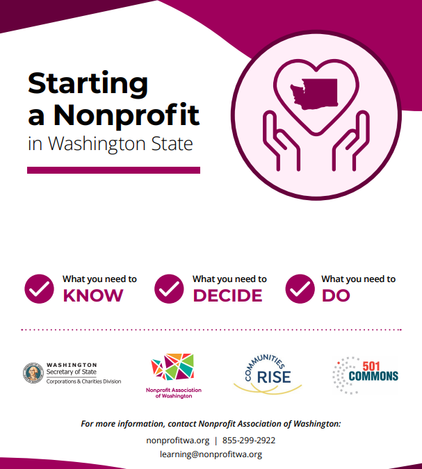 Starting a Nonprofit in Washington State Guide