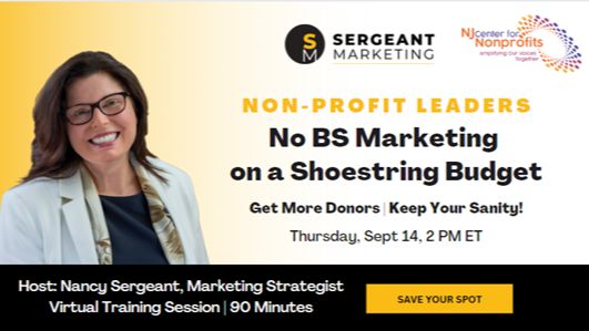 No BS Marketing on a Shoestring Budget: Get More Donors, Keep Your Sanity