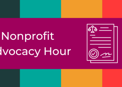 ONLINE: Nonprofit Advocacy Hour