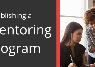 ONLINE: Establishing a Mentoring Program